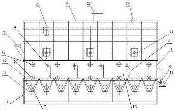 Calcinator for industrial by-product gypsum