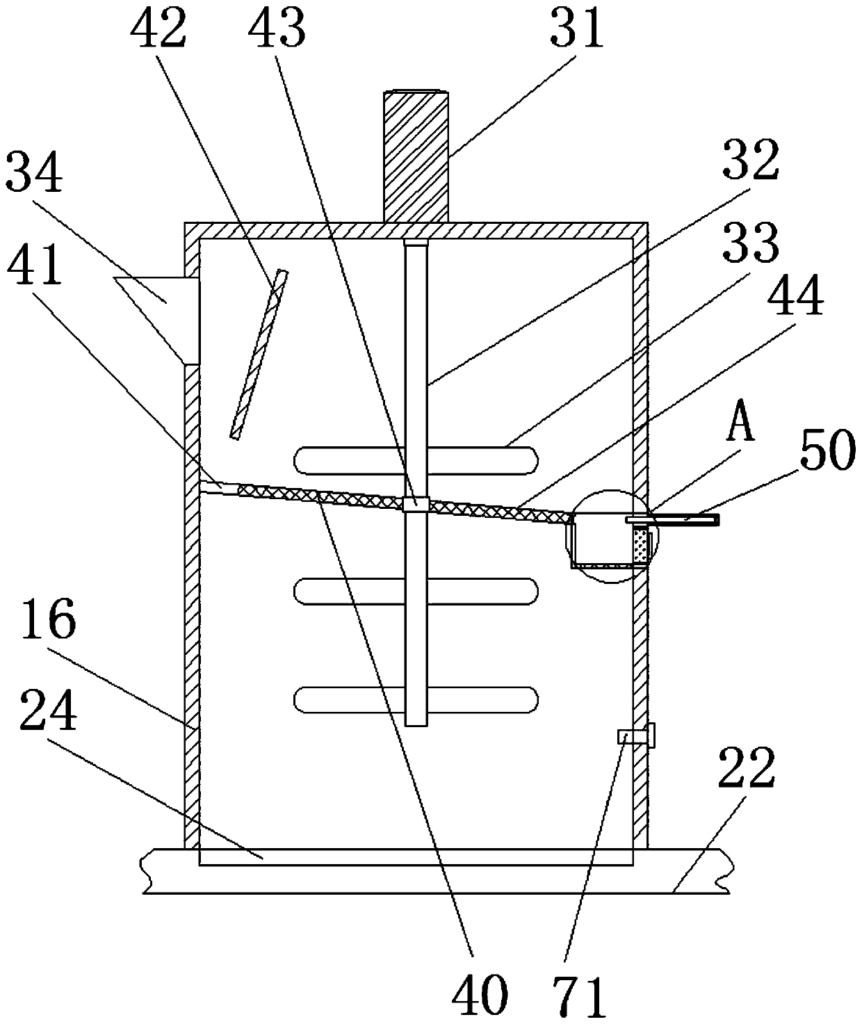 Spraying machine for wet-mixed mortar mechanical spraying construction