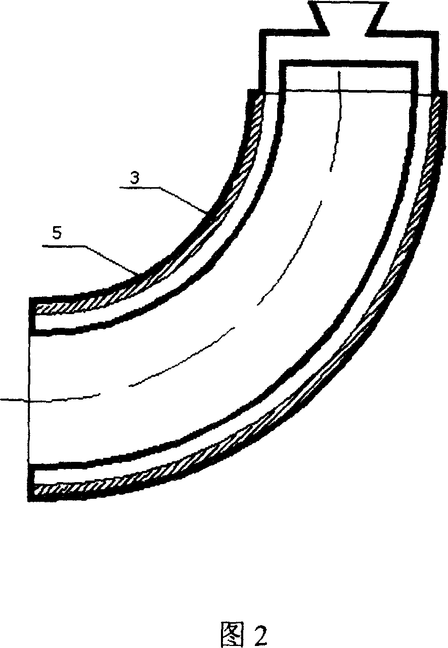 Technique for manufacturing wearable pipe made from composite bimetal