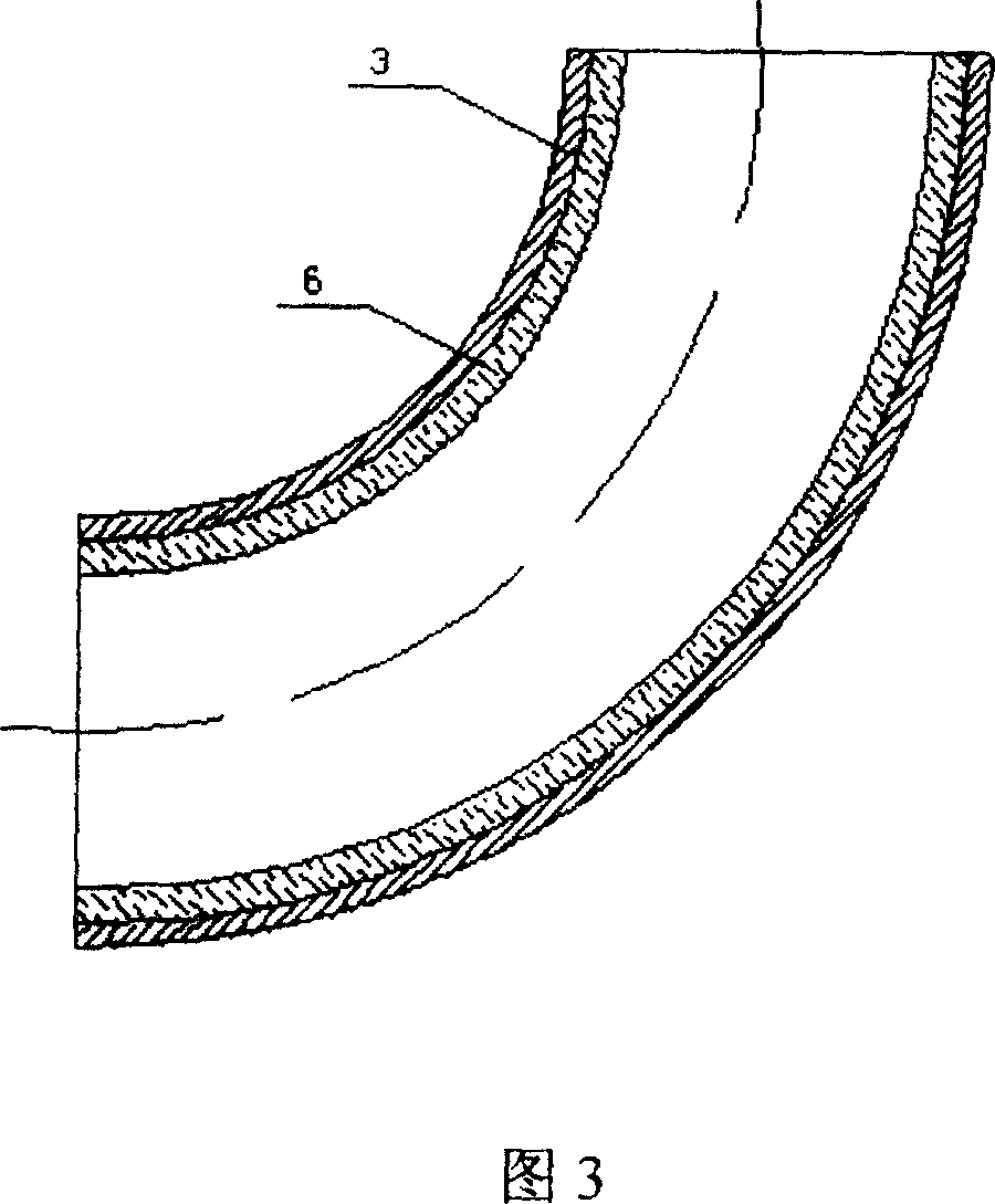 Technique for manufacturing wearable pipe made from composite bimetal