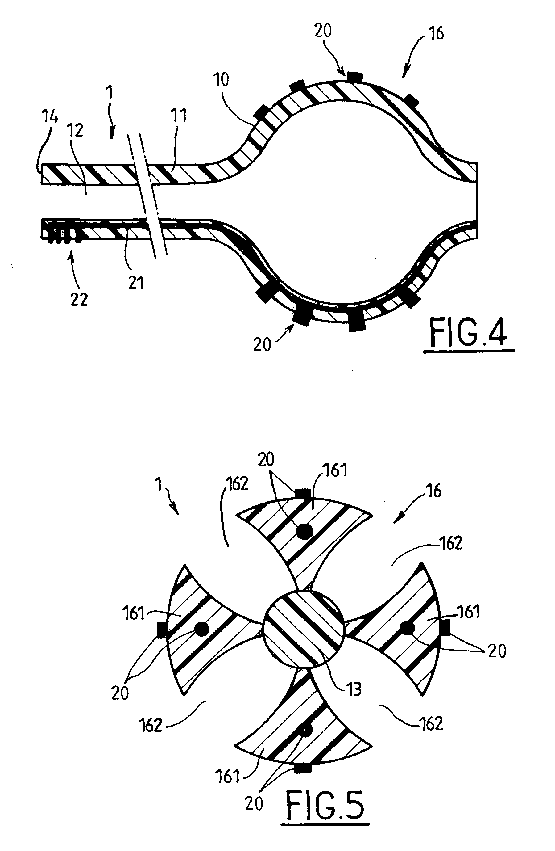 Non-rectilinear lead and a system for deep electrical neurostimulation including such a lead