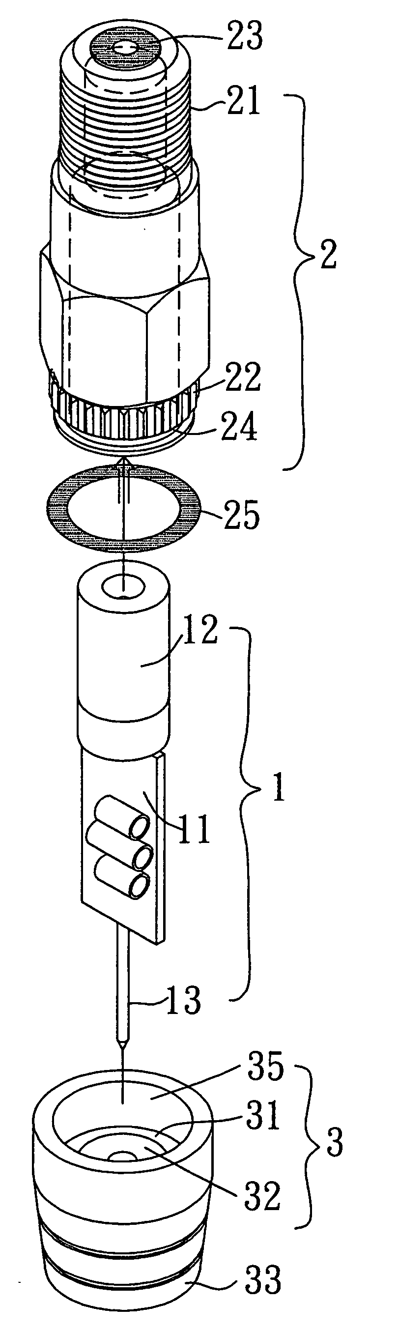 Structure of a wave filter