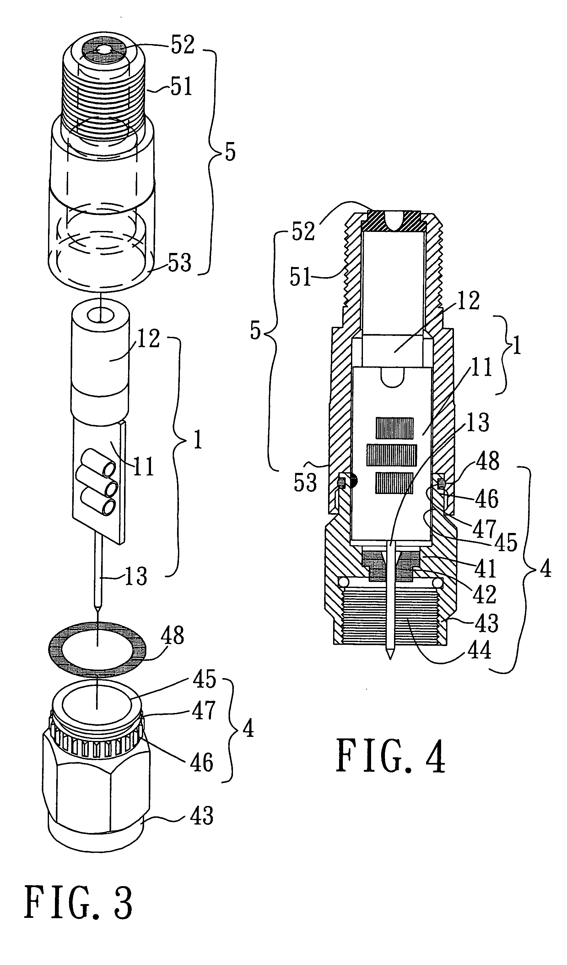 Structure of a wave filter