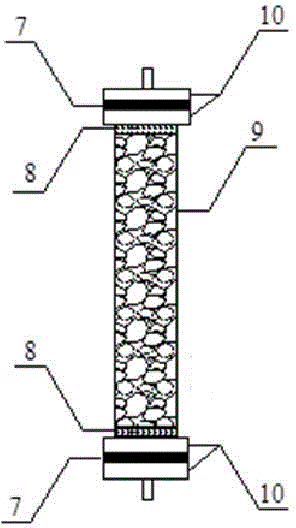 Device for simulating motion transfer of charcoal in soil system