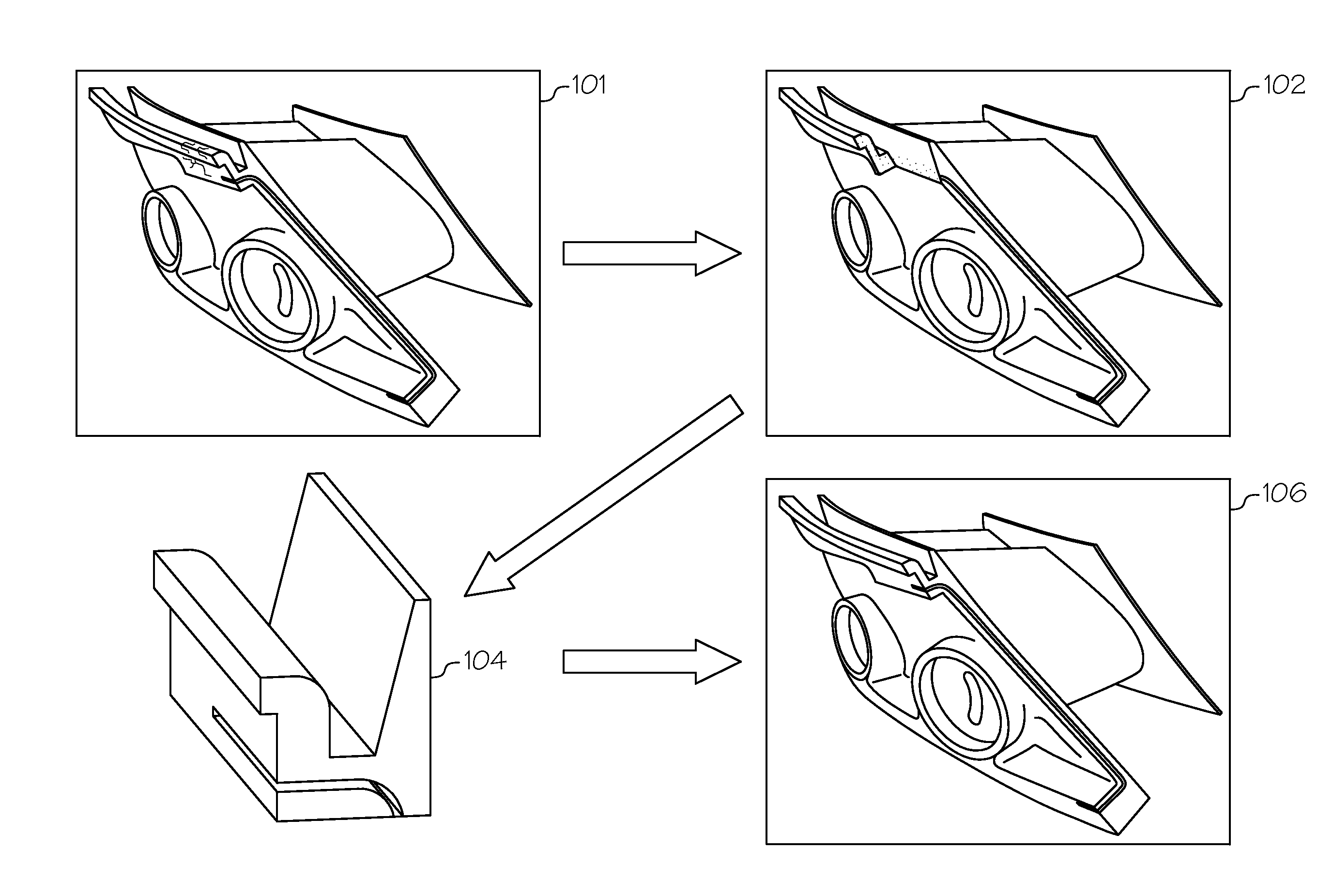 Methods for the repair of gas turbine engine components using additive manufacturing techniques