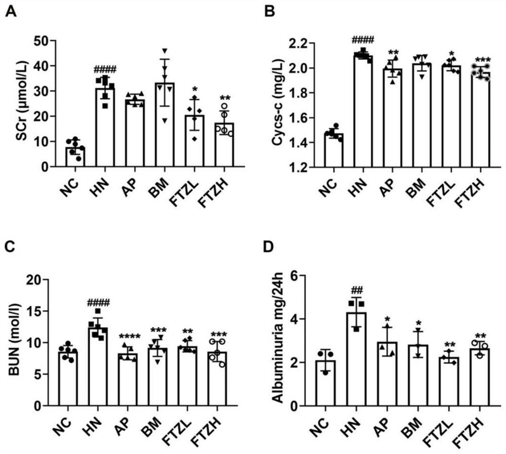 Novel application of compound fructus ligustri lucidi and rhizoma atractylodis lipid regulating capsule for treating hyperuricemia and gout kidney