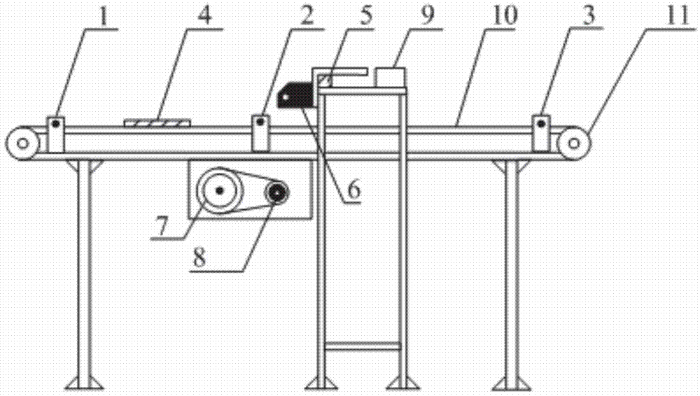 Sliding type ceramic tile surface flatness detection device and method thereof