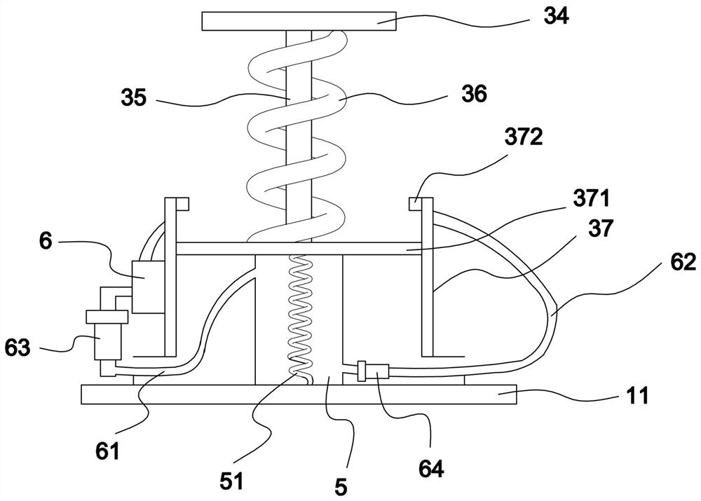 An elevator damping device