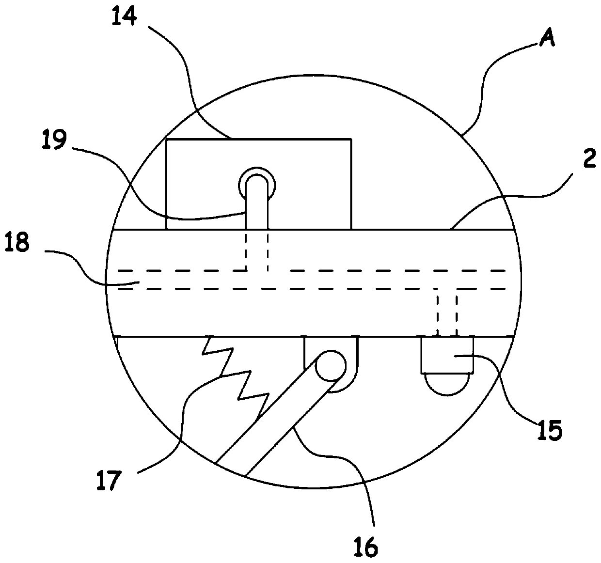 Efficient sand screening device for bridge construction