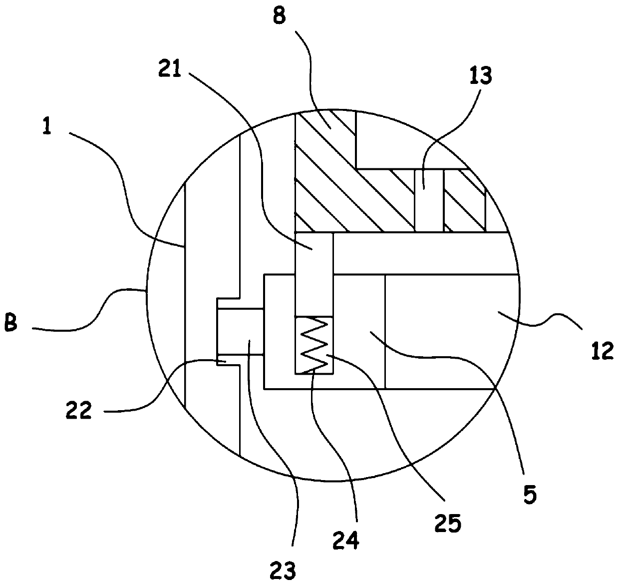 Efficient sand screening device for bridge construction