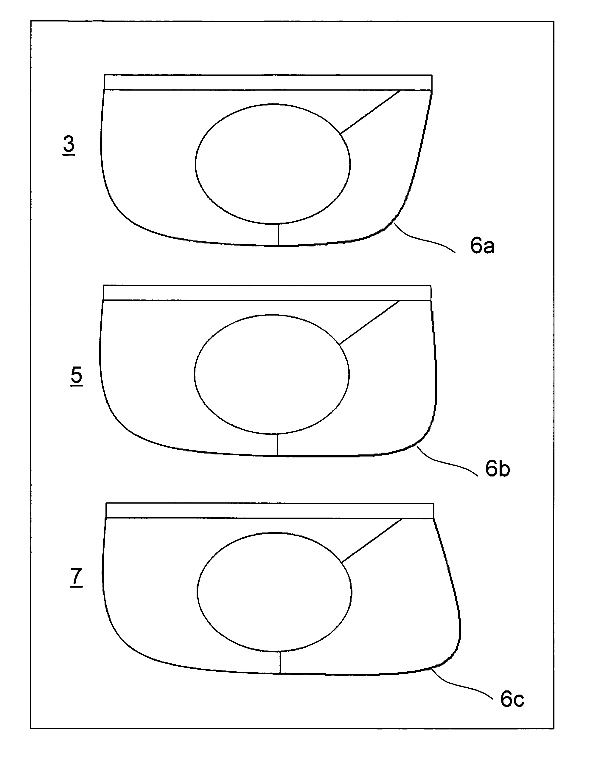 Male undergarments with different pouch sizes for a given waist size