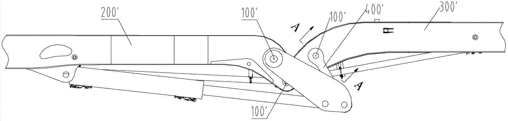 Pin shaft, mounting structure for pin shaft, and concrete pumping equipment