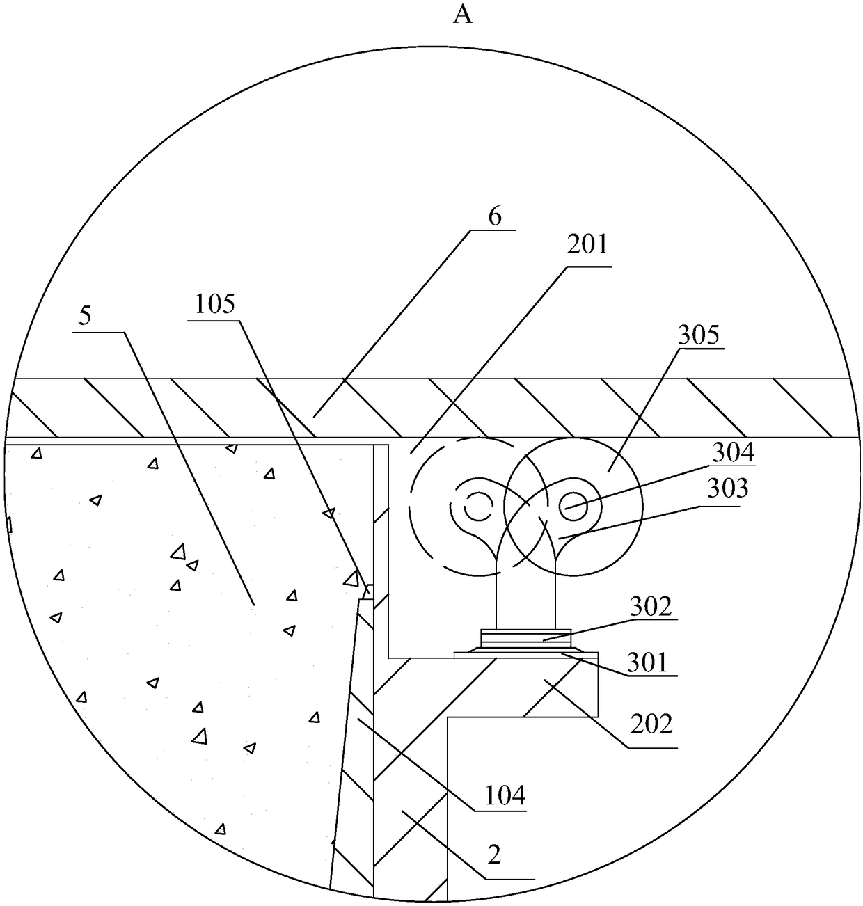 Soil-structure contact surface test soil container