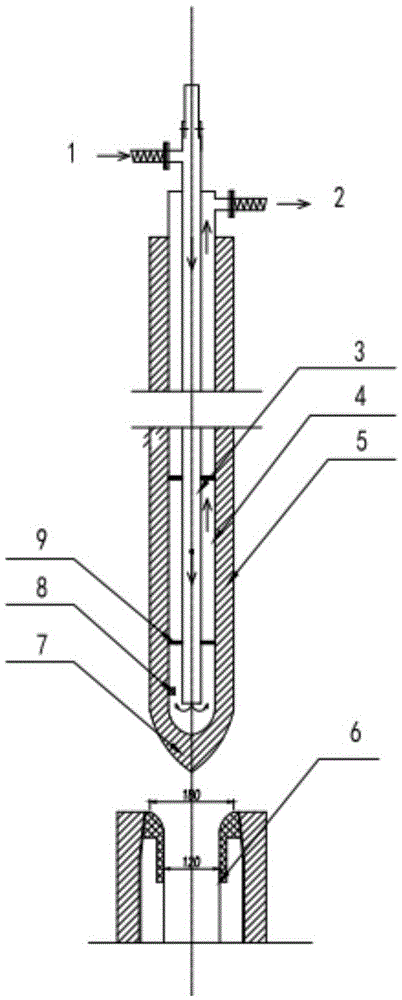 Slag buffering system with flow control function