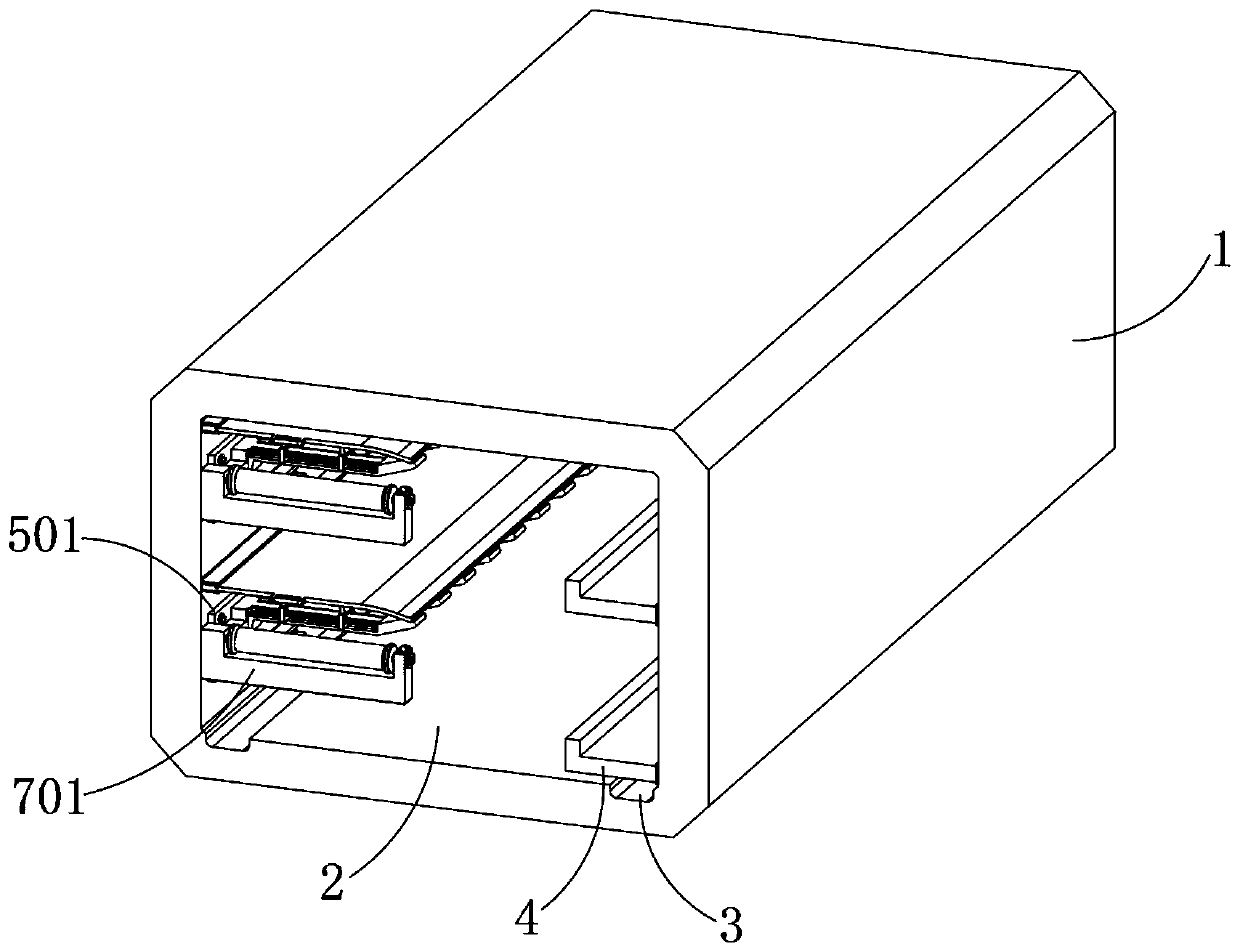 Underground comprehensive pipe gallery and internal communication cable pipe supporting mechanism thereof