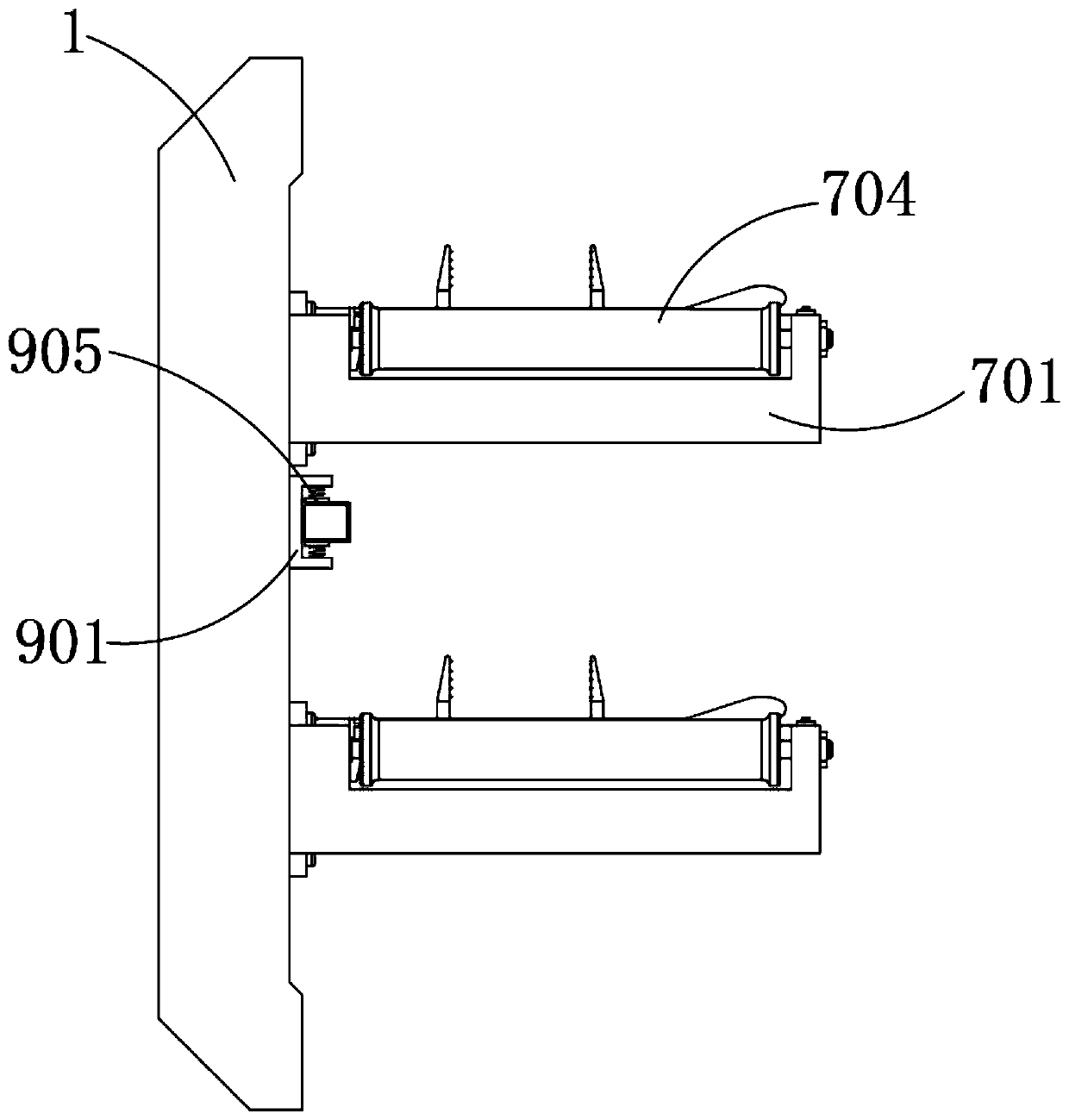 Underground comprehensive pipe gallery and internal communication cable pipe supporting mechanism thereof