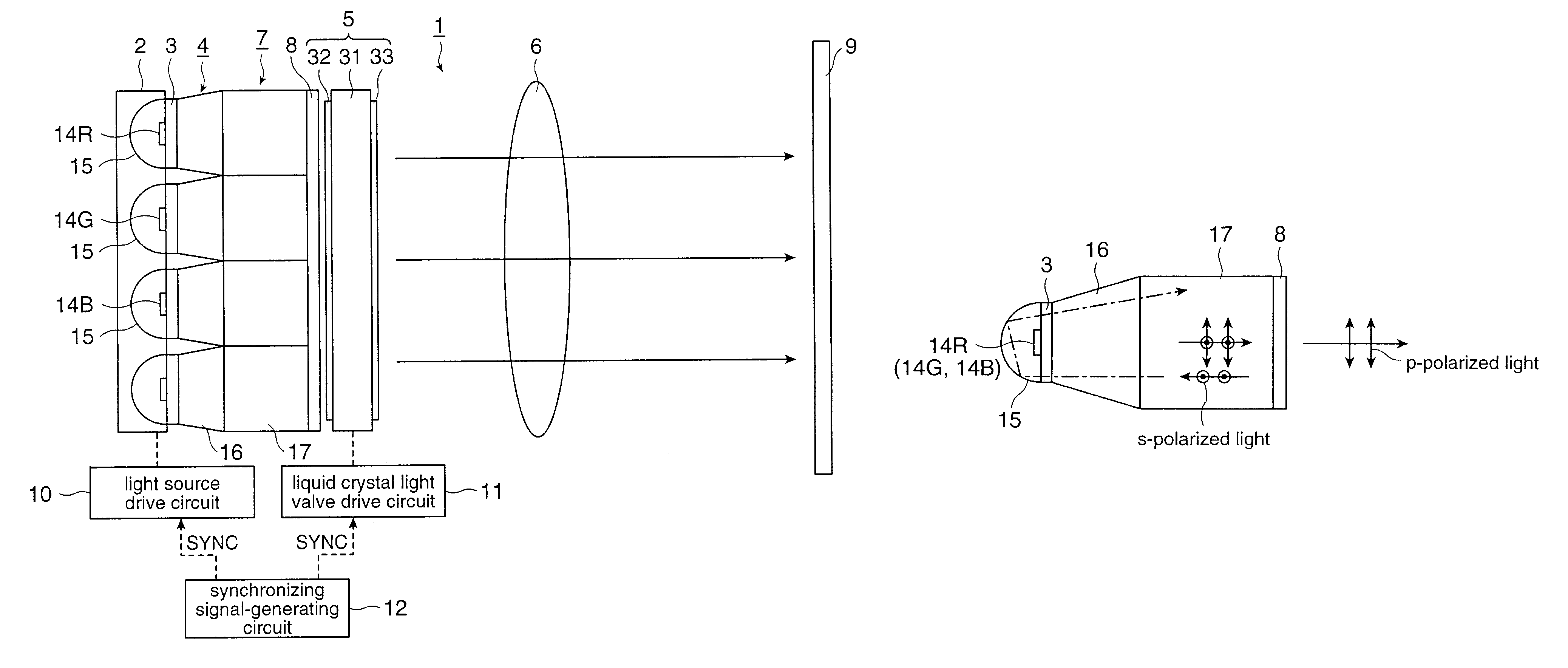 Lighting system and projector