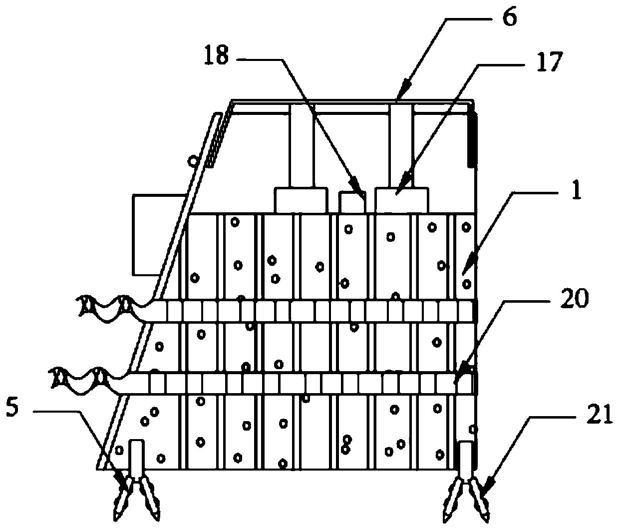 Self-lifting spur dike capable of automatically adjusting height according to water level