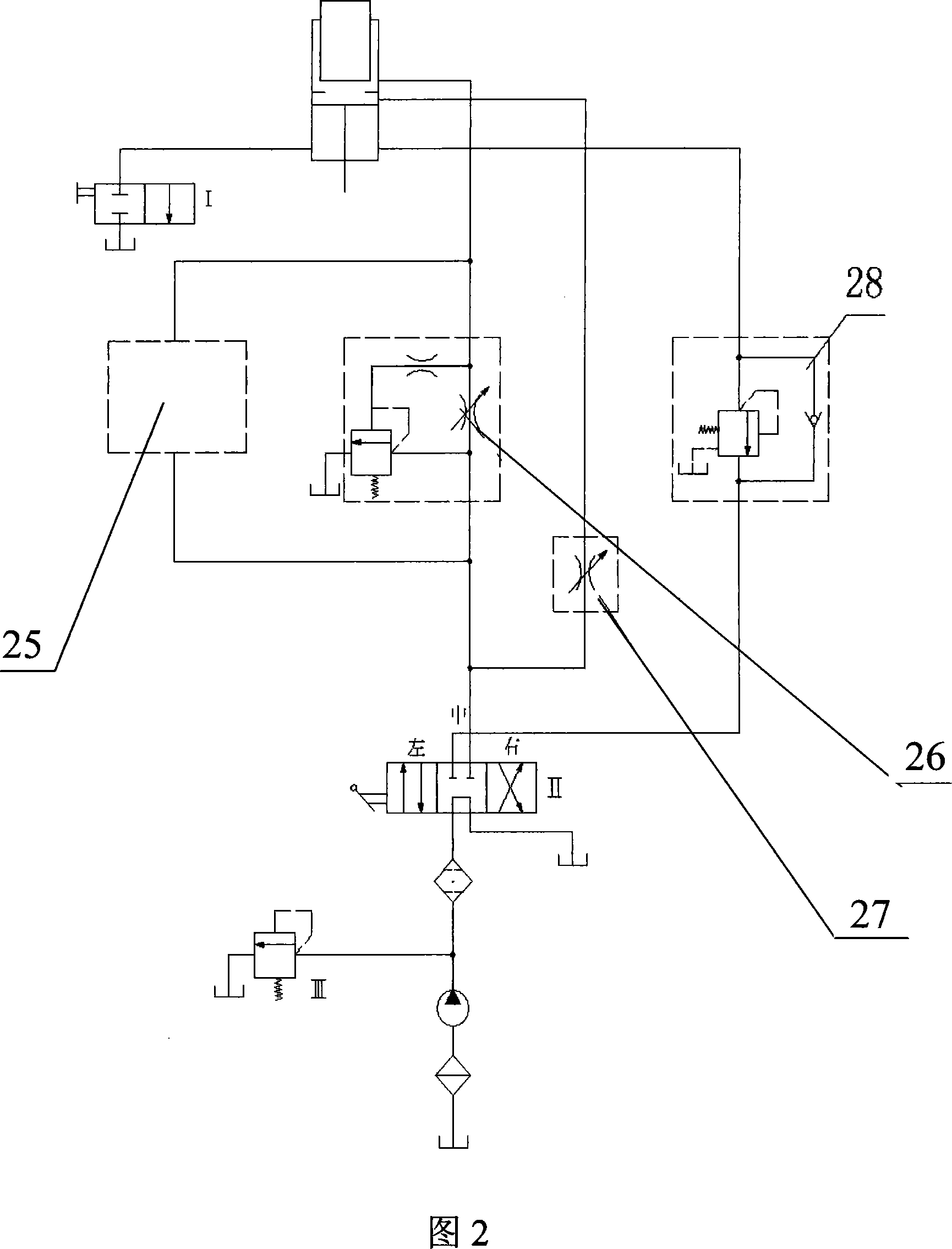 Hydraulic universal test machine for actively loading at two ends of test piece