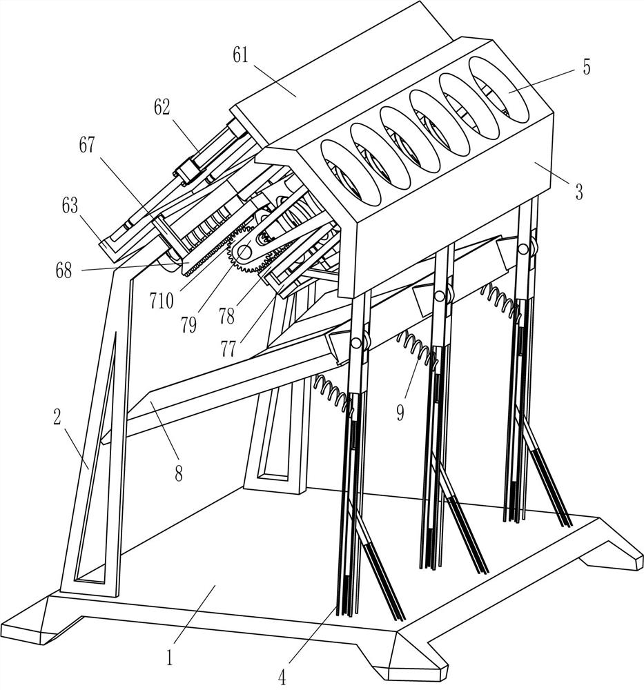 A rounding machine for wood rod processing