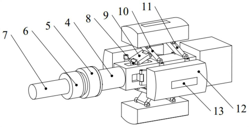 Multi-sensor fusion pipe fitting bending forming state real-time monitoring device