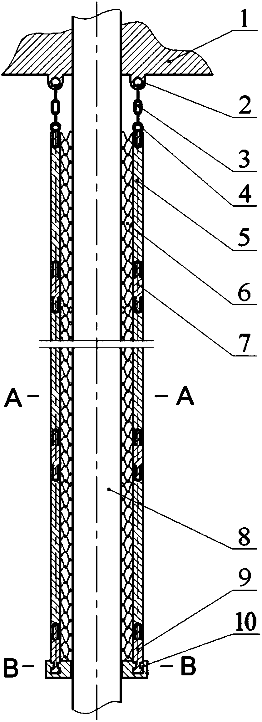 Ocean flexible pipe protection device