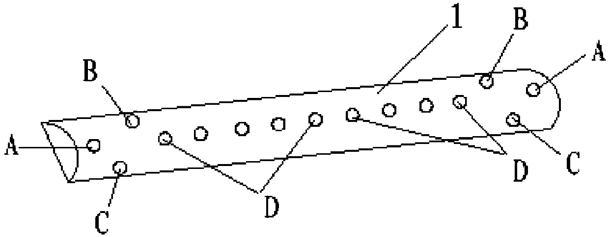 Portable fracture external fixing rack