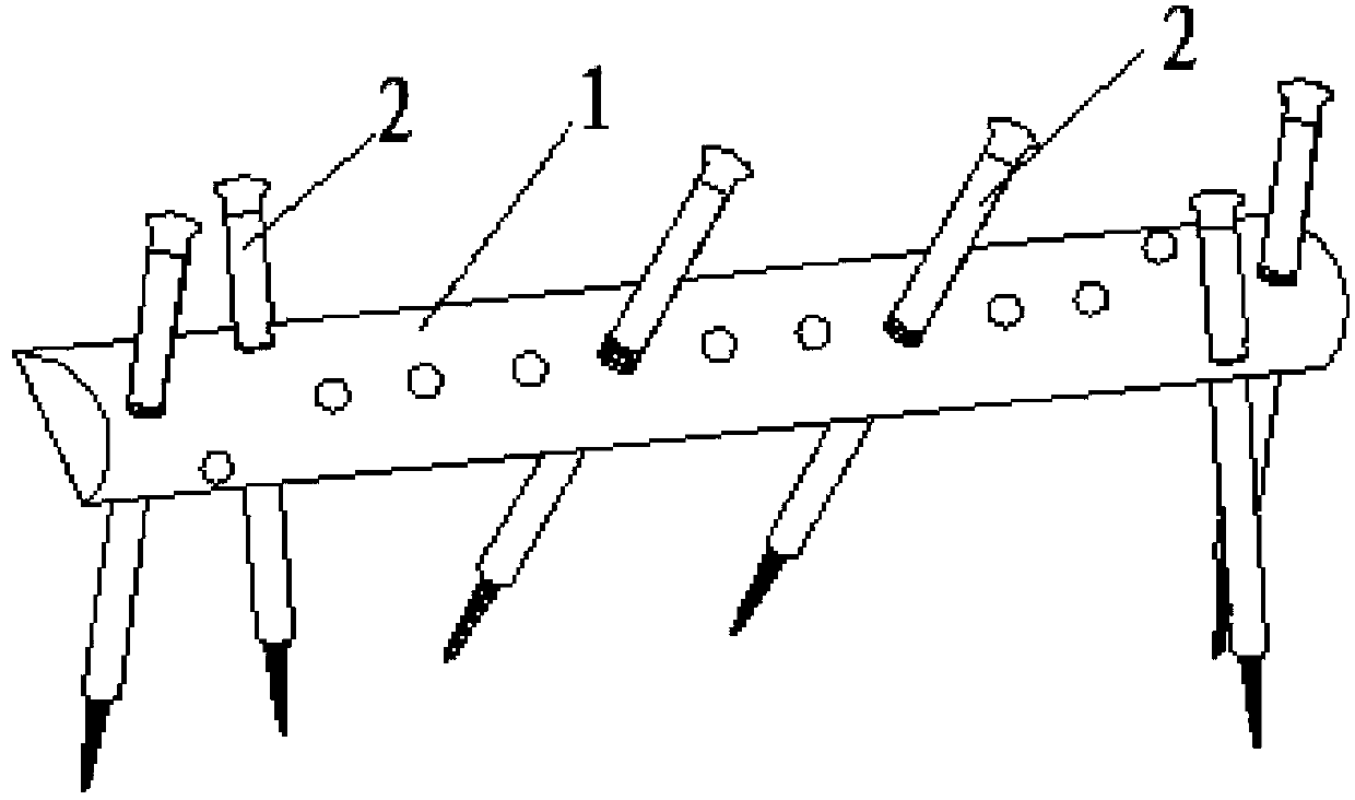 Portable fracture external fixing rack