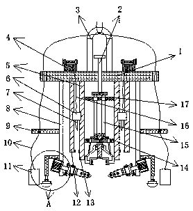 Submarine sediment sampling device for ocean engineering