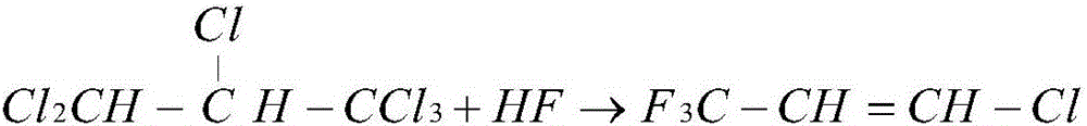 Synthetic method of cis-trans 1-chloro-3,3,3-trifluoropropene