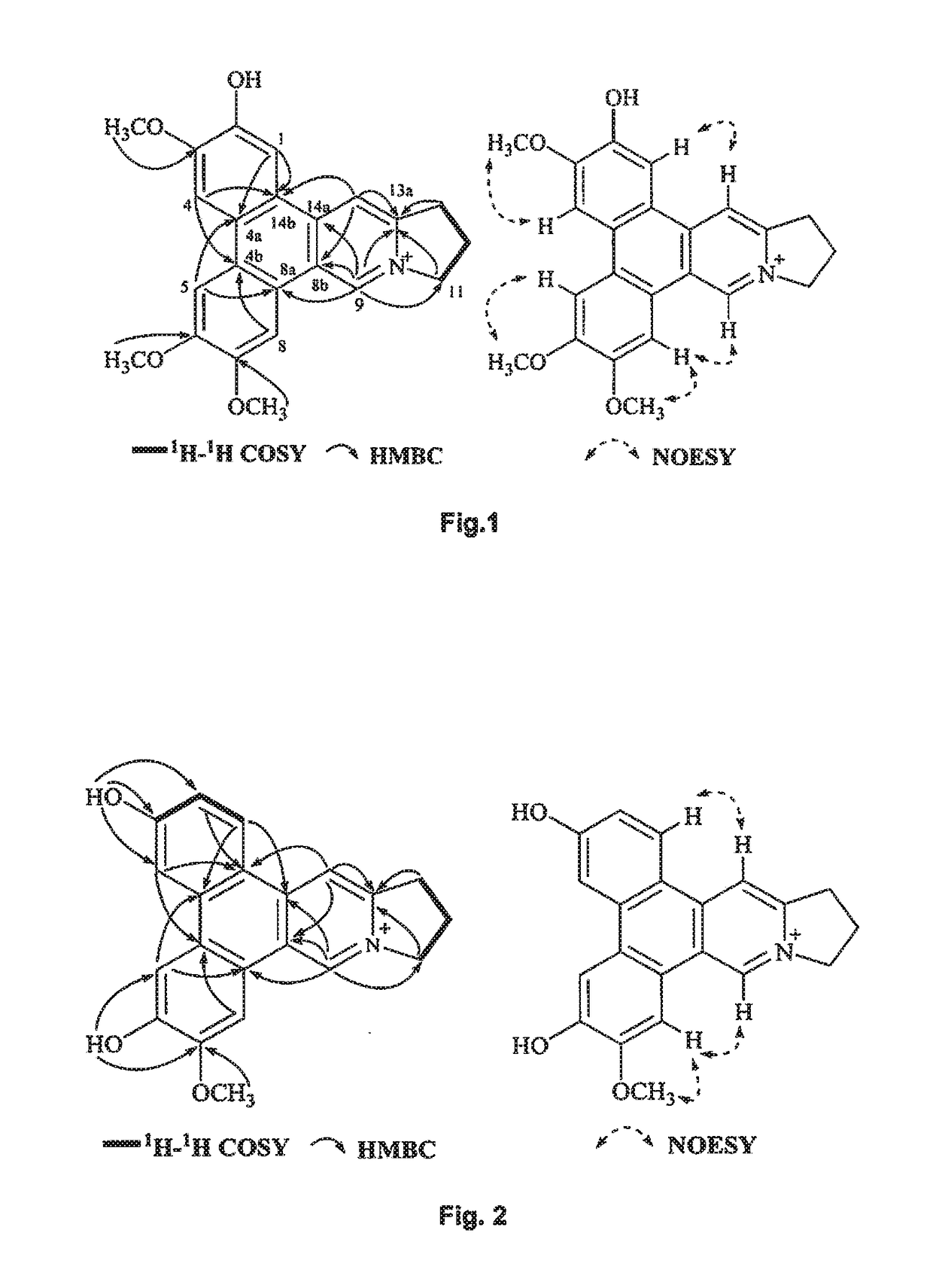 Method of isolating phenanthroindolizidine alkaloids from tylophora atrofolliculata, compositions comprising them and their medical use