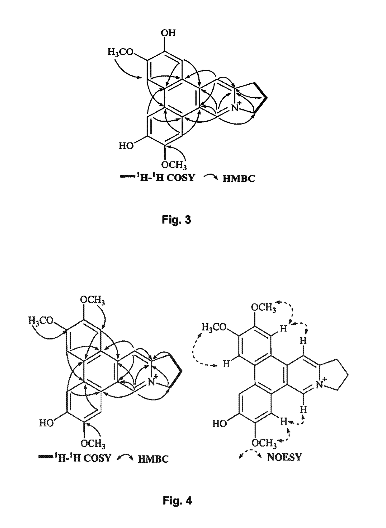 Method of isolating phenanthroindolizidine alkaloids from tylophora atrofolliculata, compositions comprising them and their medical use