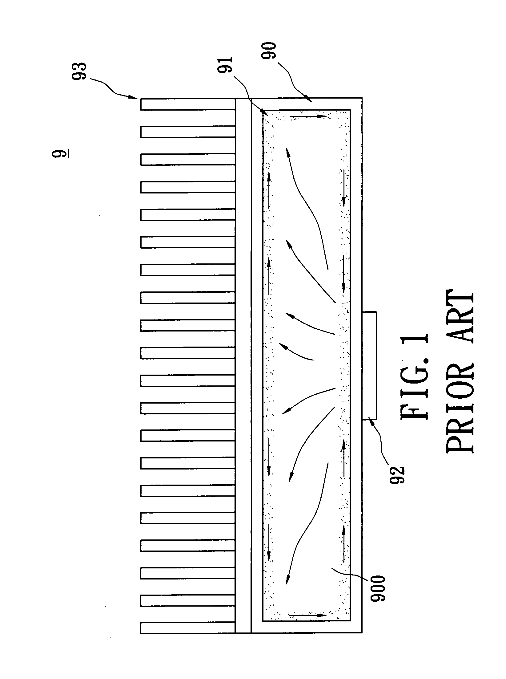 Vapor chamber structure and method for manufacturing the same