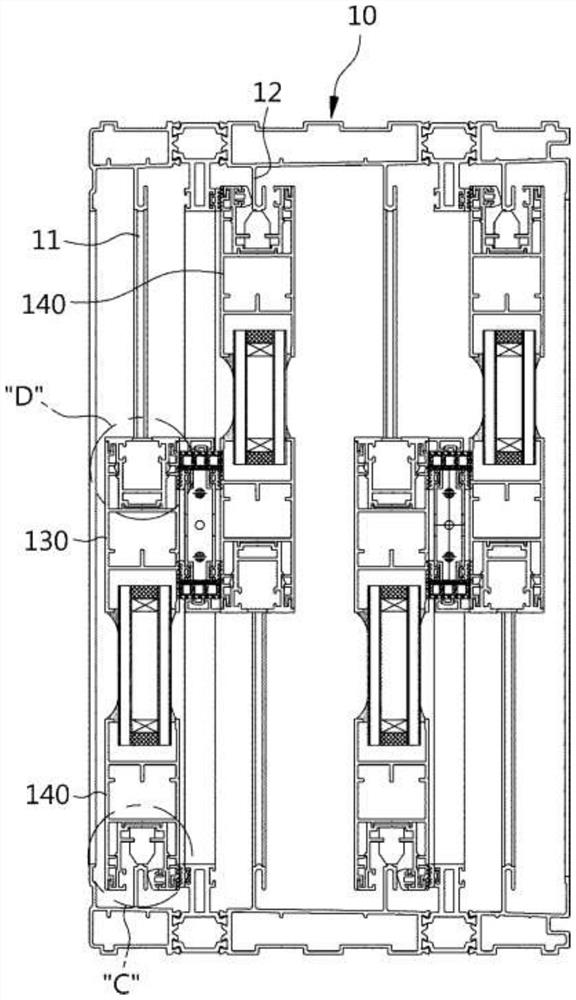 Metal window assembly with bonding structure for bonding to window frame