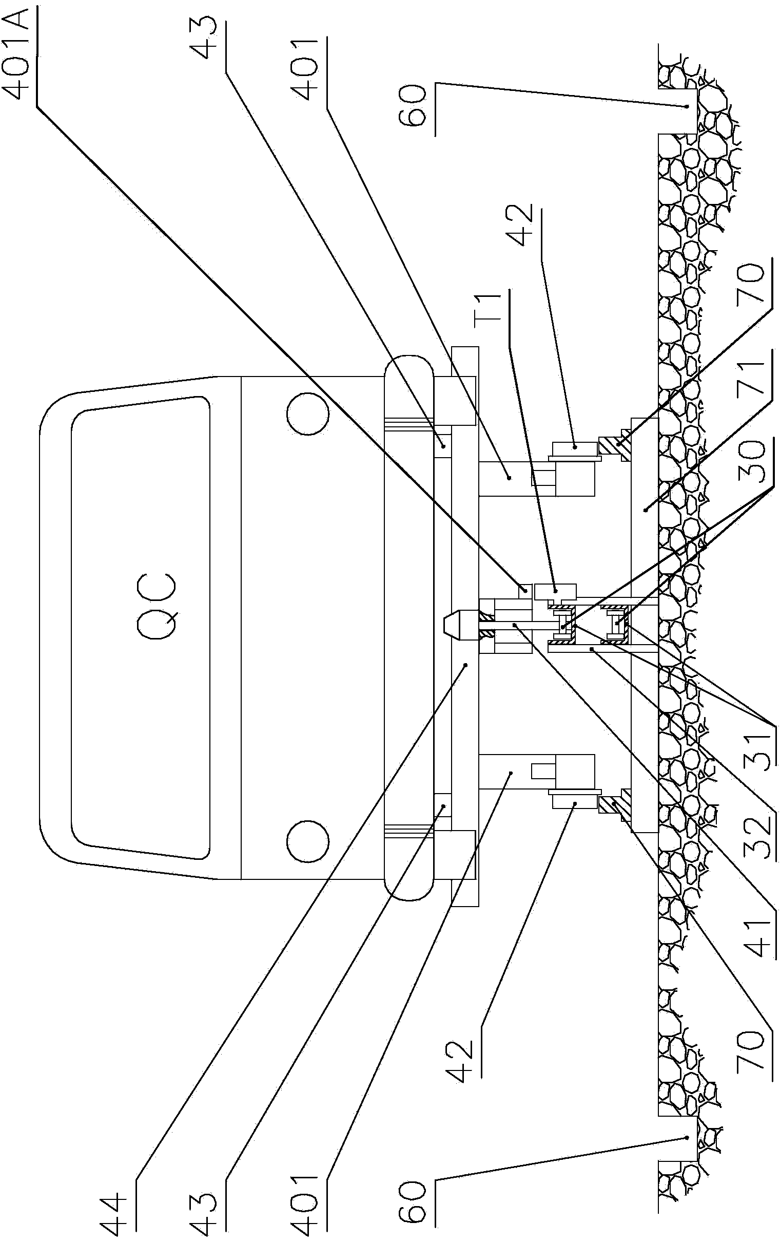 Automatic cleaning method and automatic cleaning device of scraped car