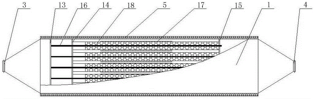 Device and method for plasma enhanced porous media combustion treatment of organic waste gas