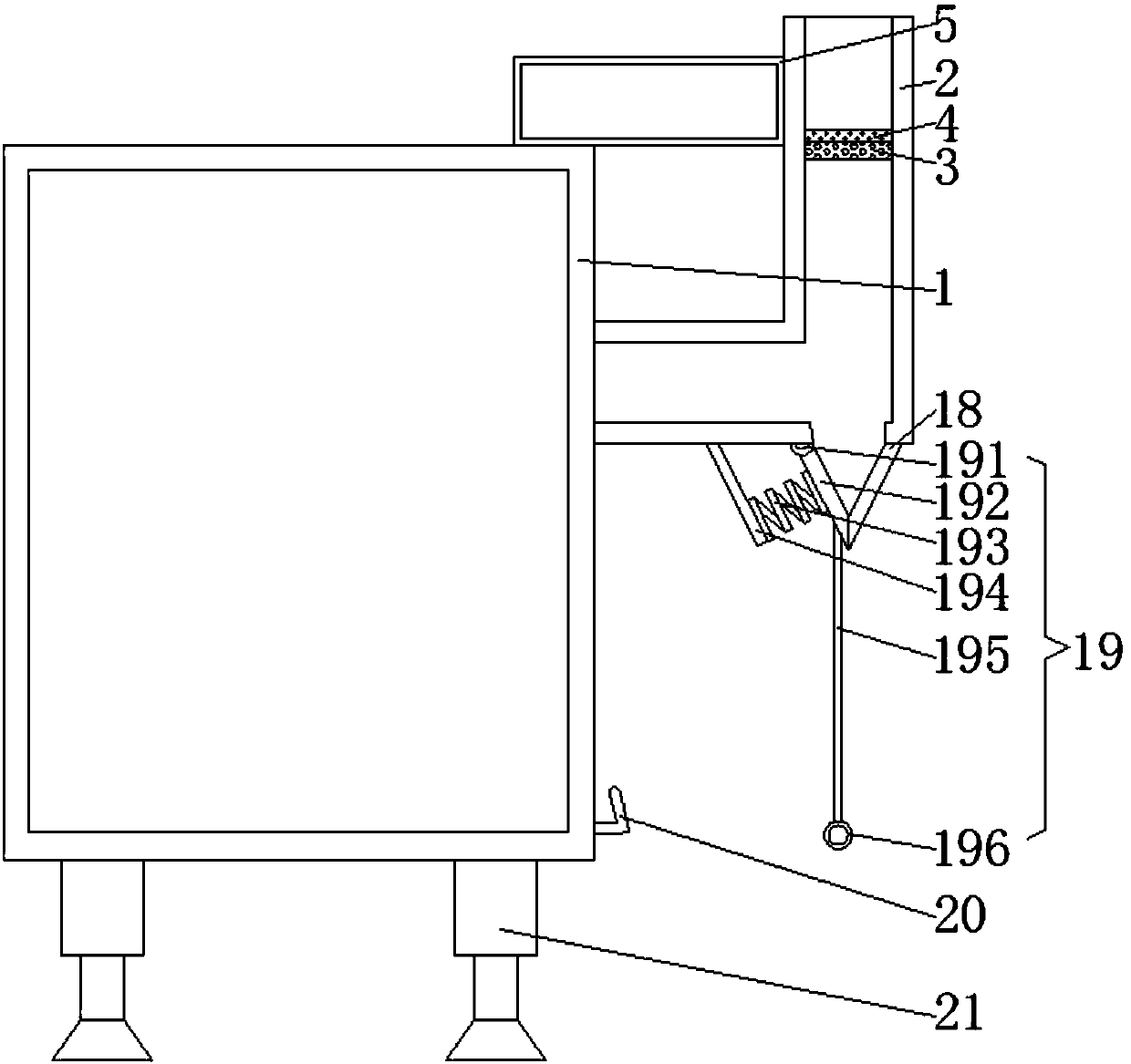 Environment-friendly rubbish incineration device