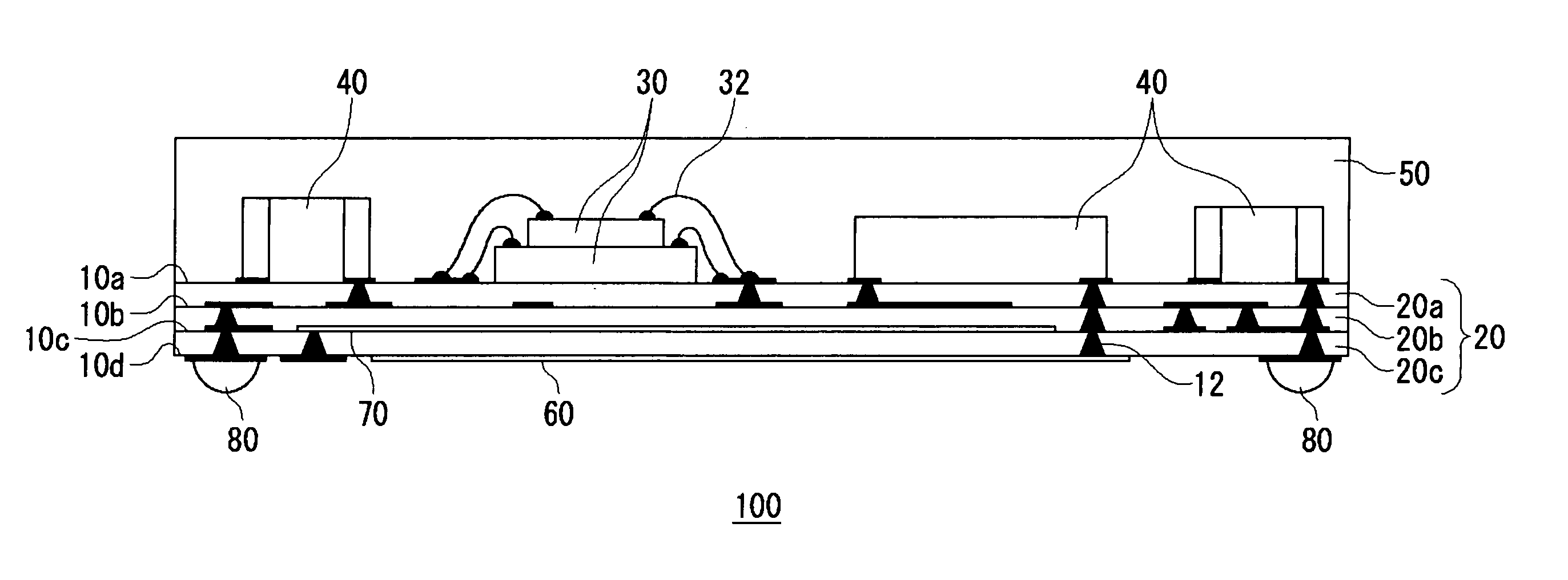 Integrated antenna type circuit apparatus