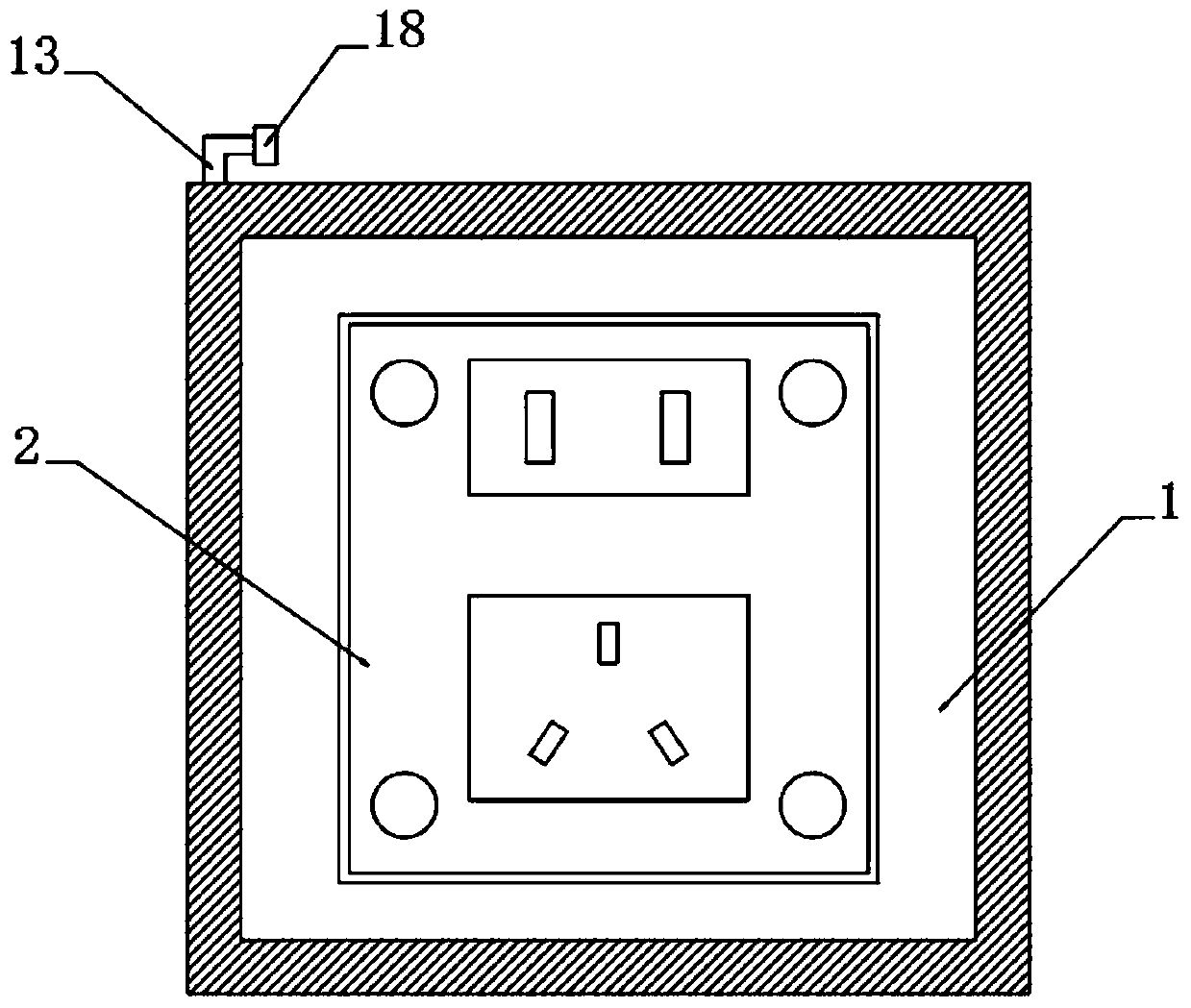 Socket with dust removal function