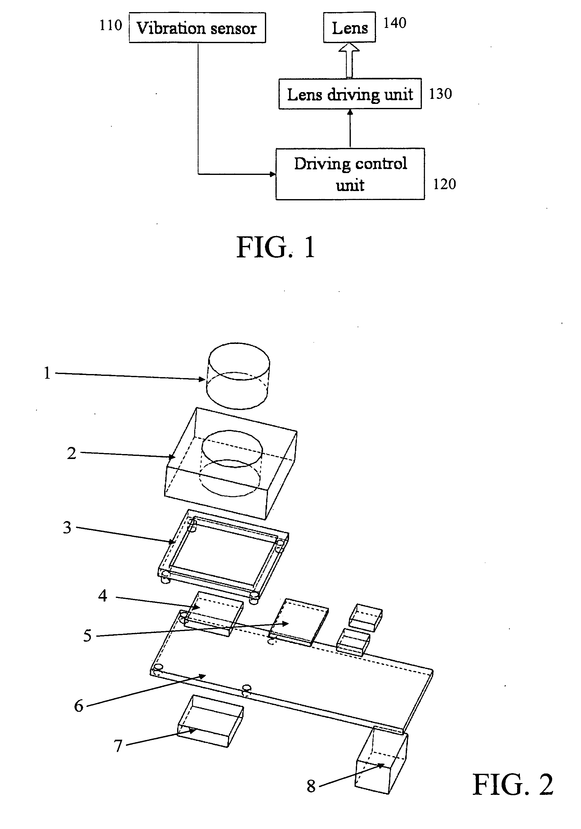 Optical module, camera, and mobile terminal device