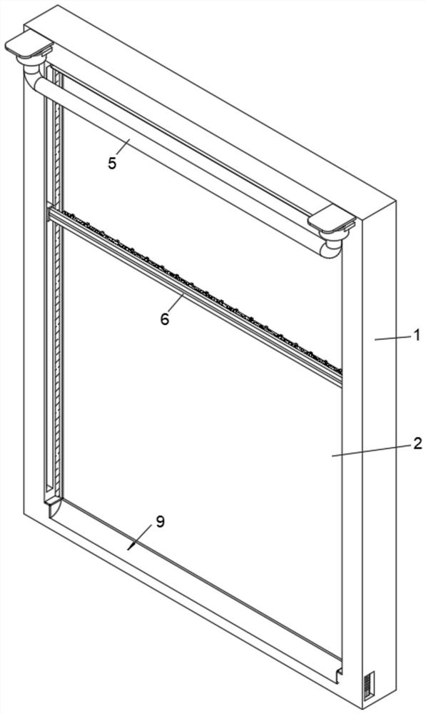 Anti-fog glass window based on electromagnetic heating