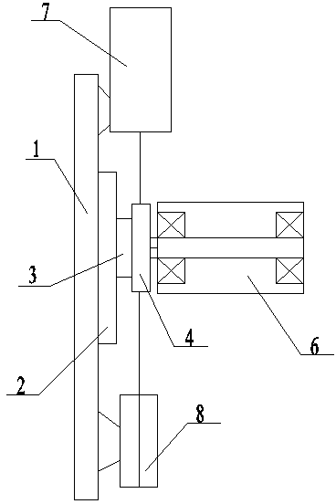 Linear guide track functional pulley group for bundle-like winding machine