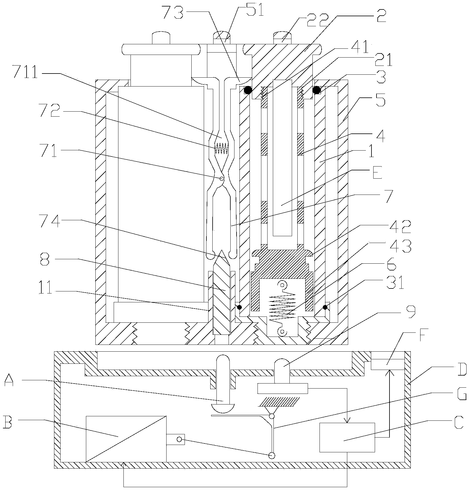 Timed-stopping air sampler with long-term storage function