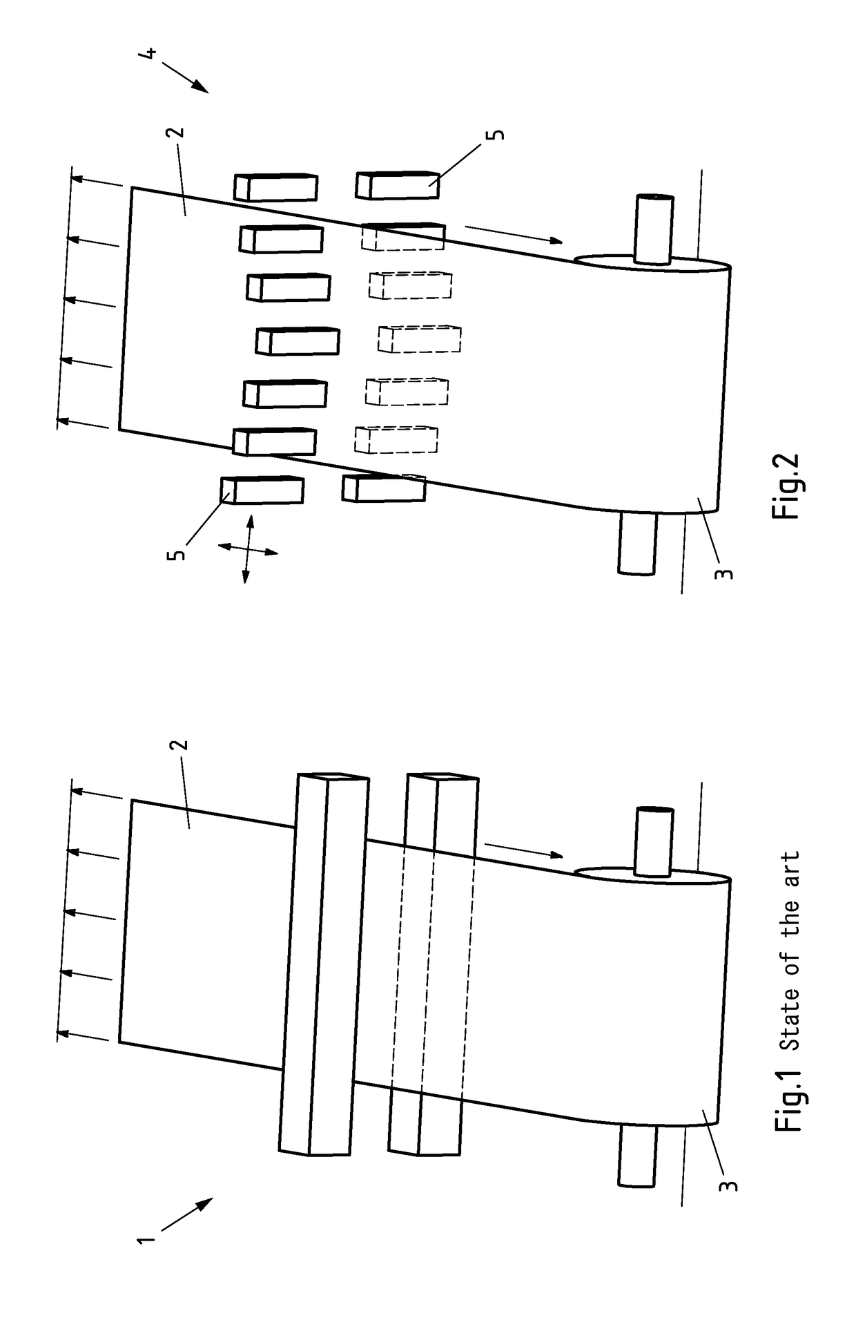 Method and Device for Changing the Temperature of Metal Strips in a Flatness-Adaptive Manner