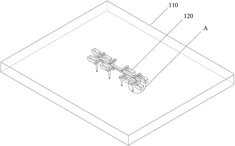 Water gap plate for battery case mold and battery case mold