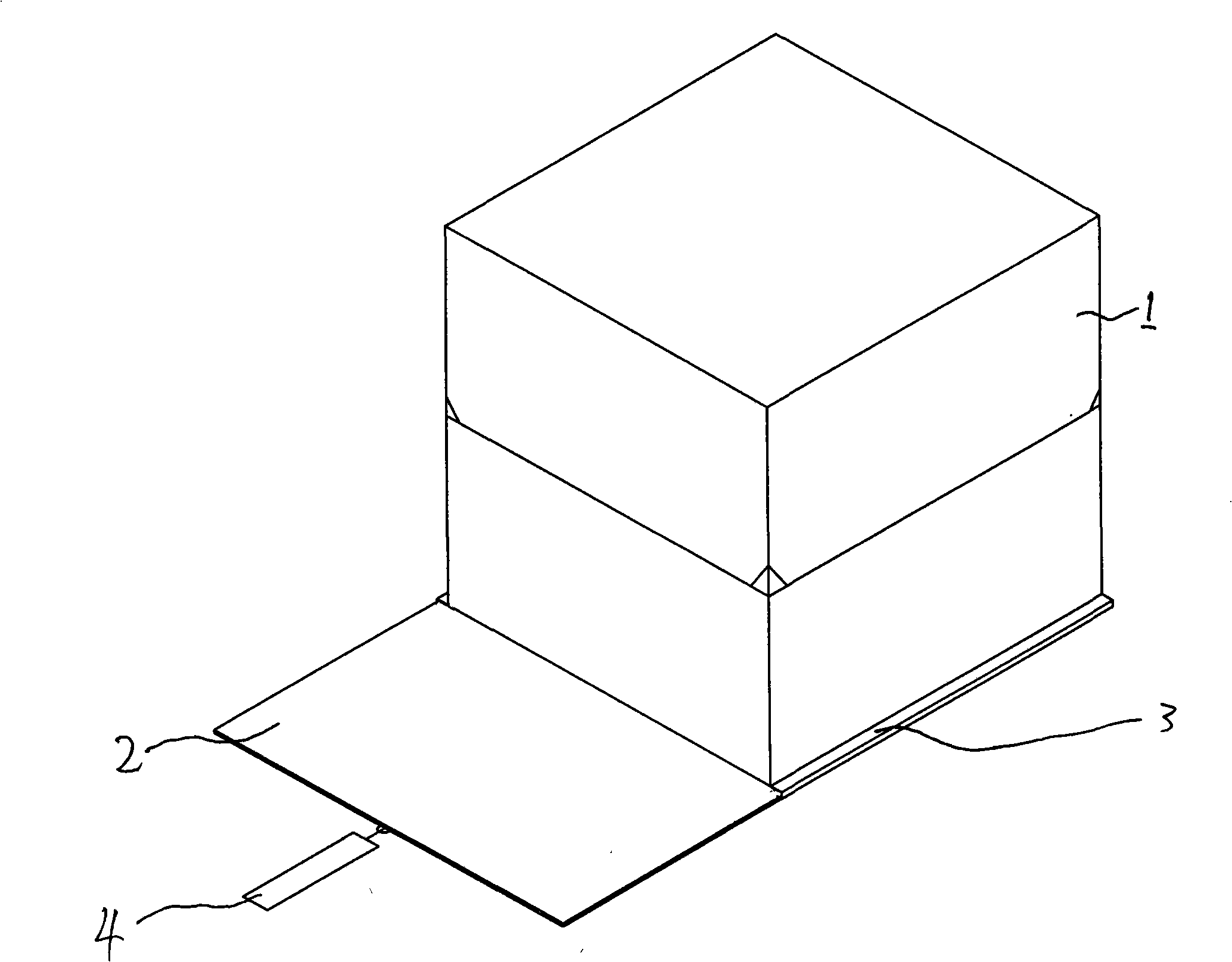 Land parcel transferring device for retaining soil construction and method for using the same to transfer land parcel