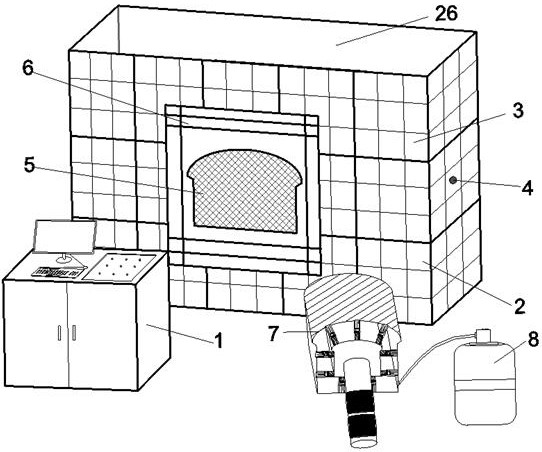 Equivalent model for tunnel blasting excavation test and using method thereof