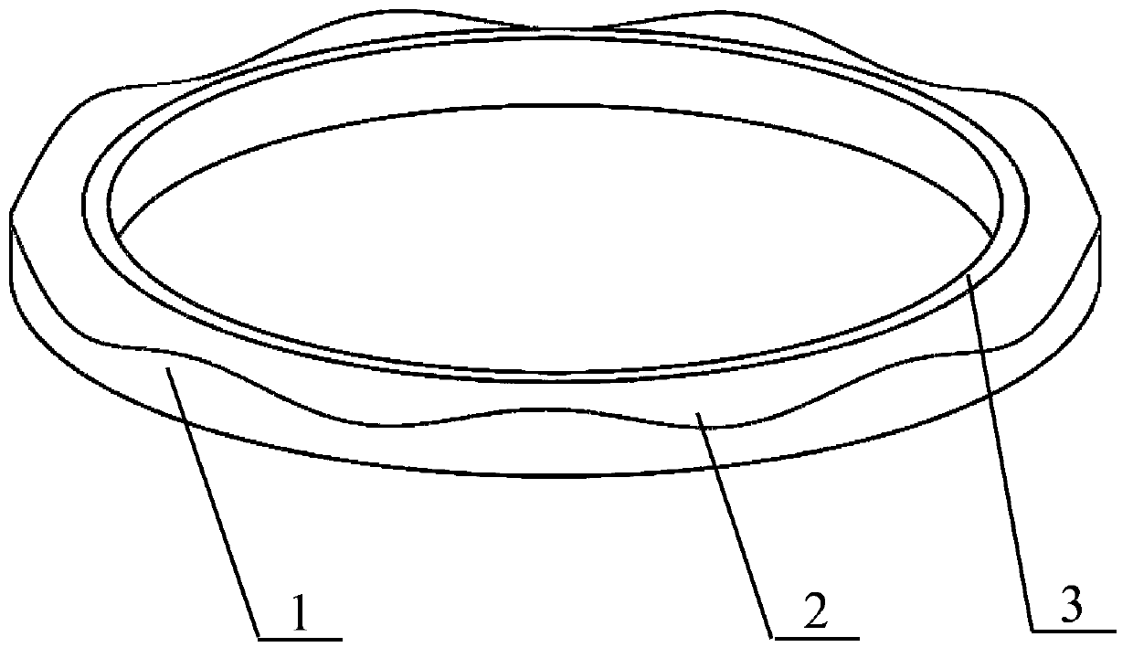 Four-axis coordinated grinding method for mechanical seal ring