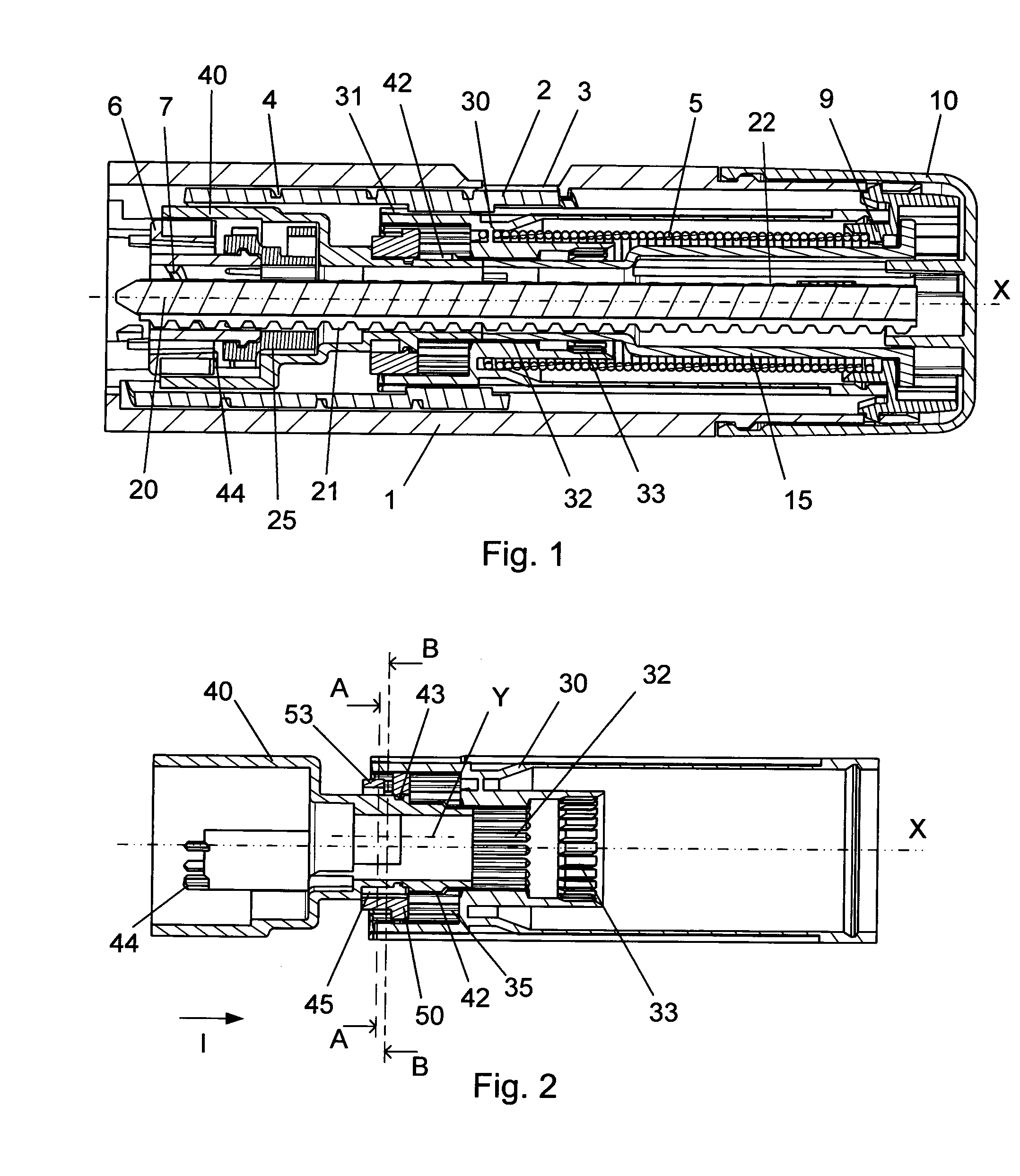 A Non-Axial Working End-Of Content Mechanism and an Injection Device Comprising the Same