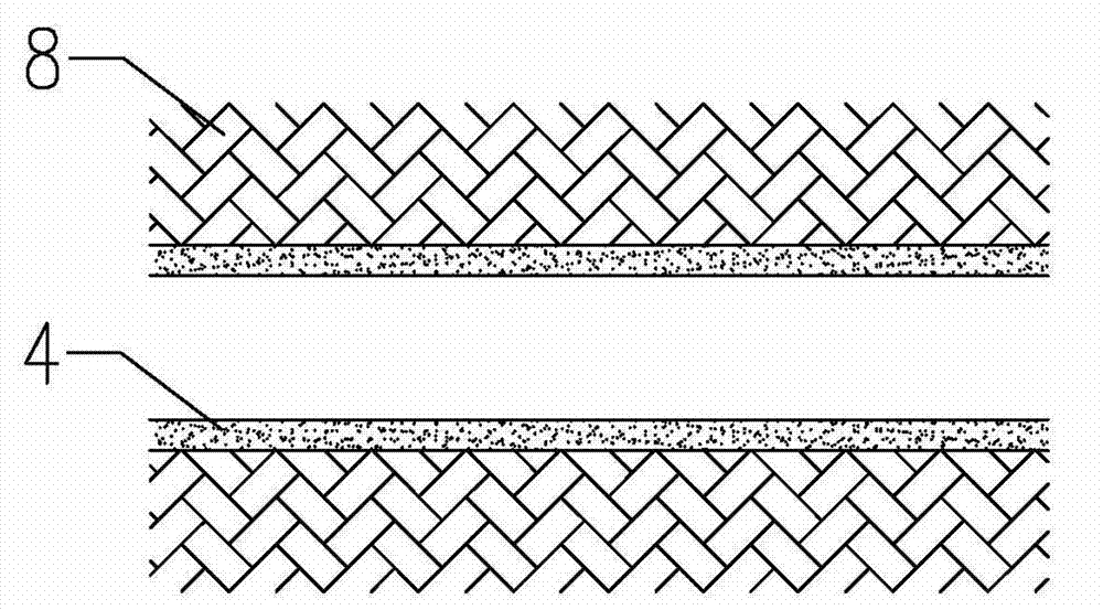 Foundation pit support and water stop integrated structure and construction method thereof